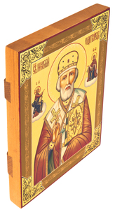 Icon "St. Nicholas the Wonderworker" Palekh
